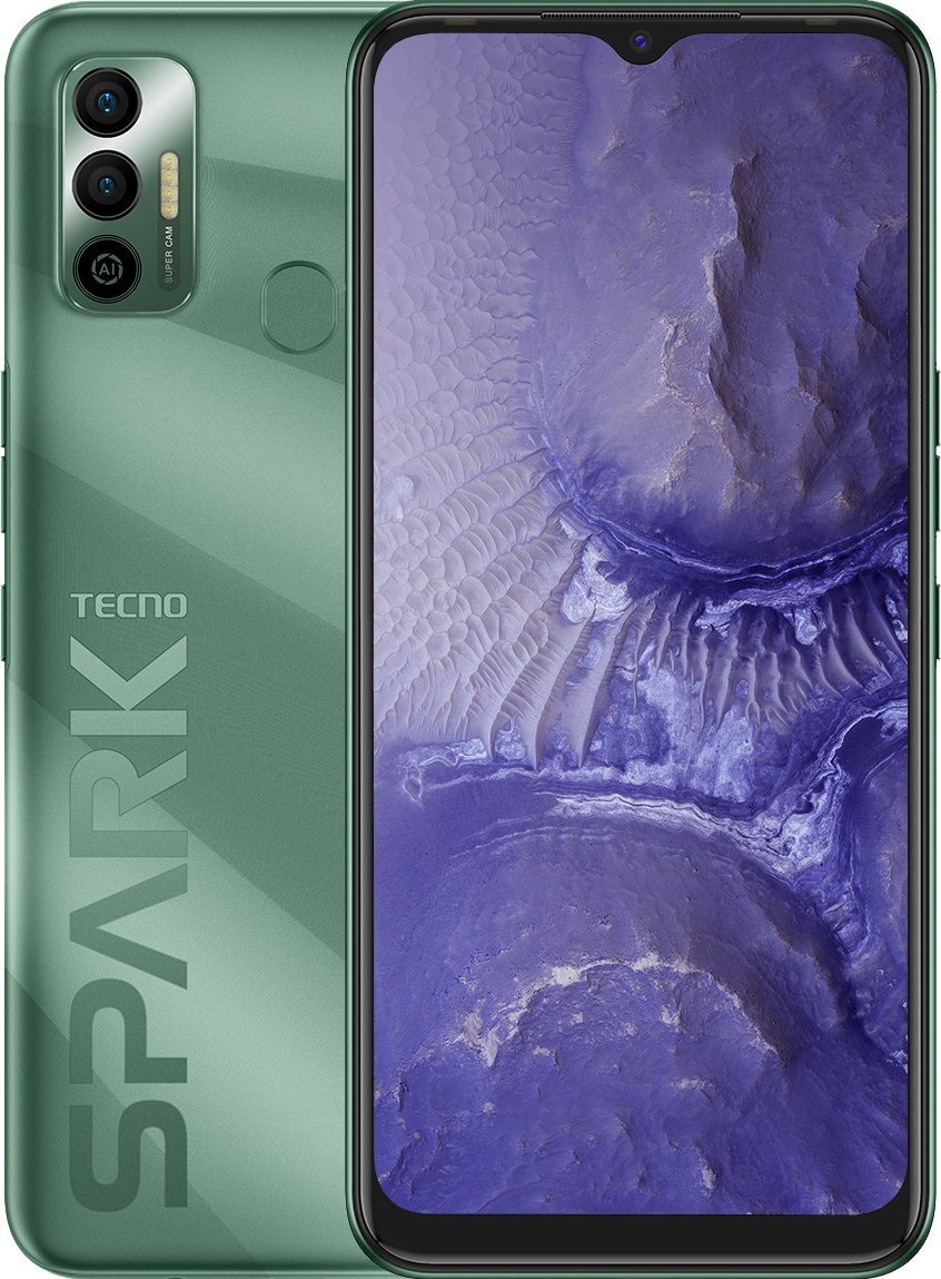 

TECNO Spark 7 Go (KF6m) 2/32Gb NFC Spruce Green, Зелёный