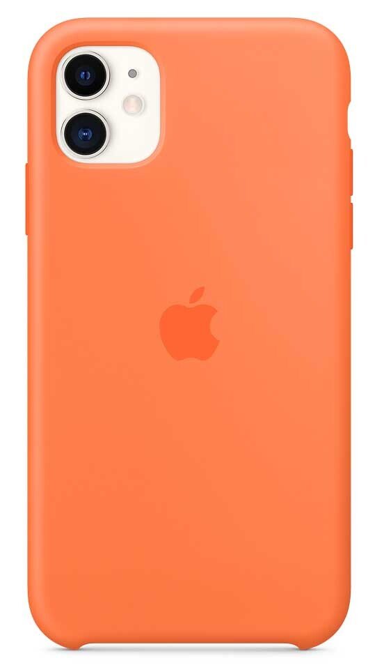 

APPLE для iPhone 11 Silicone Case Vitamin C (ZKMY192ZMA), Оранжевый