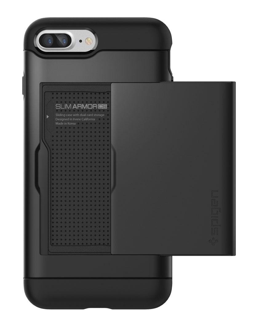 

Spigen iPhone 8 Plus/7 Plus Slim Armor CS Black (043CS20528), Чёрный