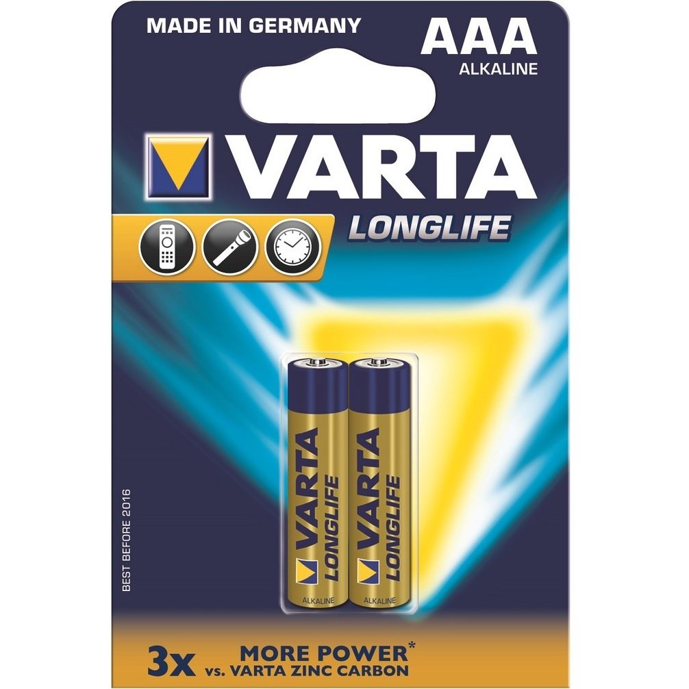 

VARTA LONGLIFE AAA BLI 2 ALKALINE (04103101412)