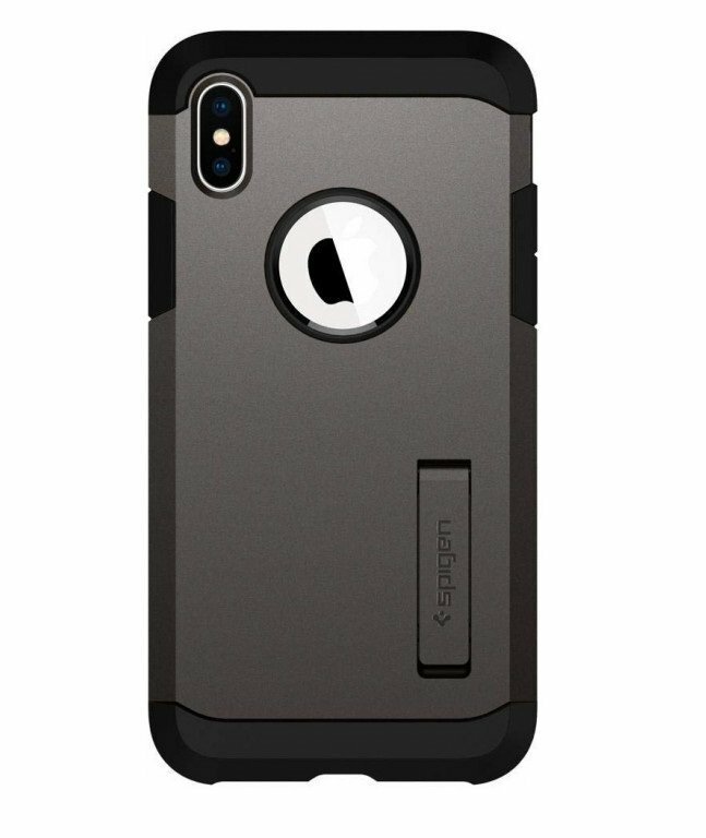 

Spigen для iPhone XS/X Tough Armor Gunmetal (063CS25119)