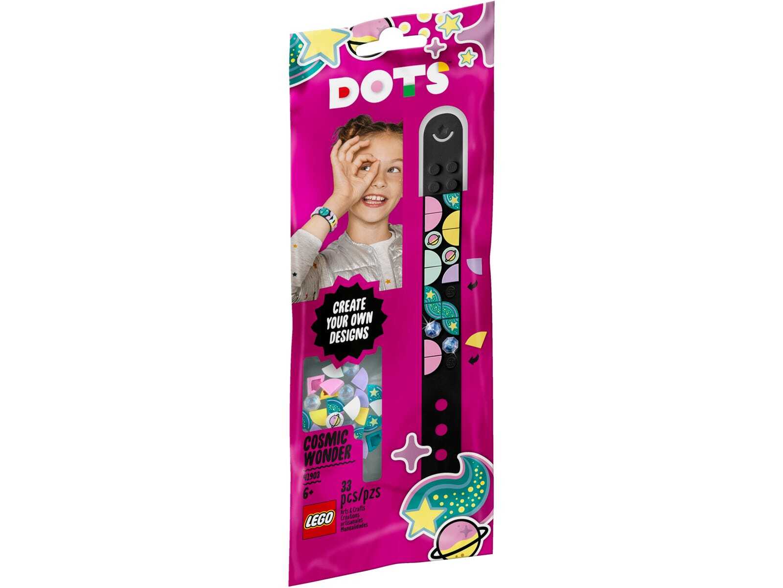

LEGO DOTs Браслет «Космические чудеса» (41903), Чёрный