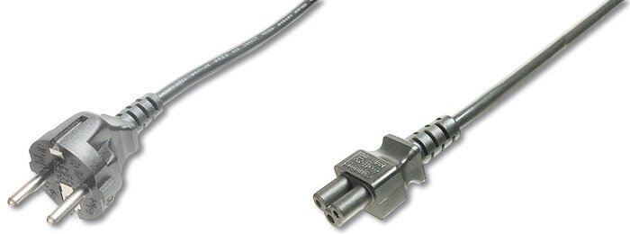 

Digitus CEE 7/7 (Typ-F) - C5 M/F, 1.2m, black (AK-440115-012-S), Чёрный