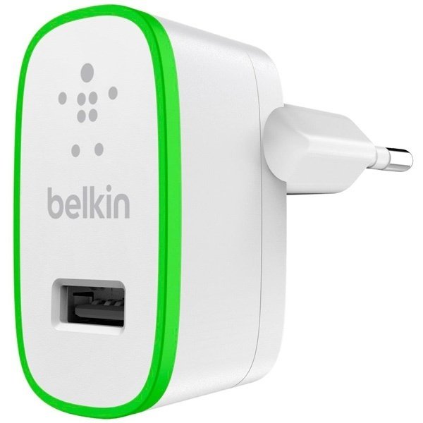 

BELKIN USB HomeCharger (USB 2.4Amp), Белый (F8J040vfWHT)
