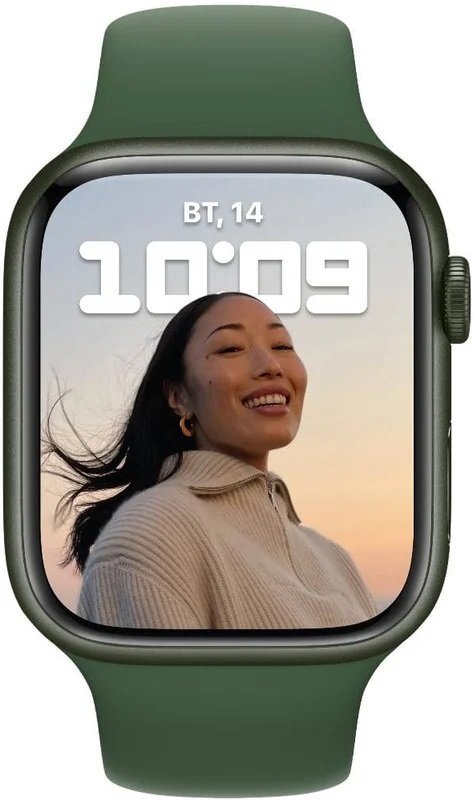 

APPLE Watch Series 7 Green 45mm Clover Band (MKN73UL/A)