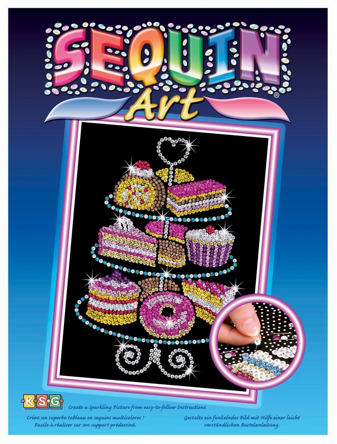

Sequin Art BLUE Cakestand (SA1423)
