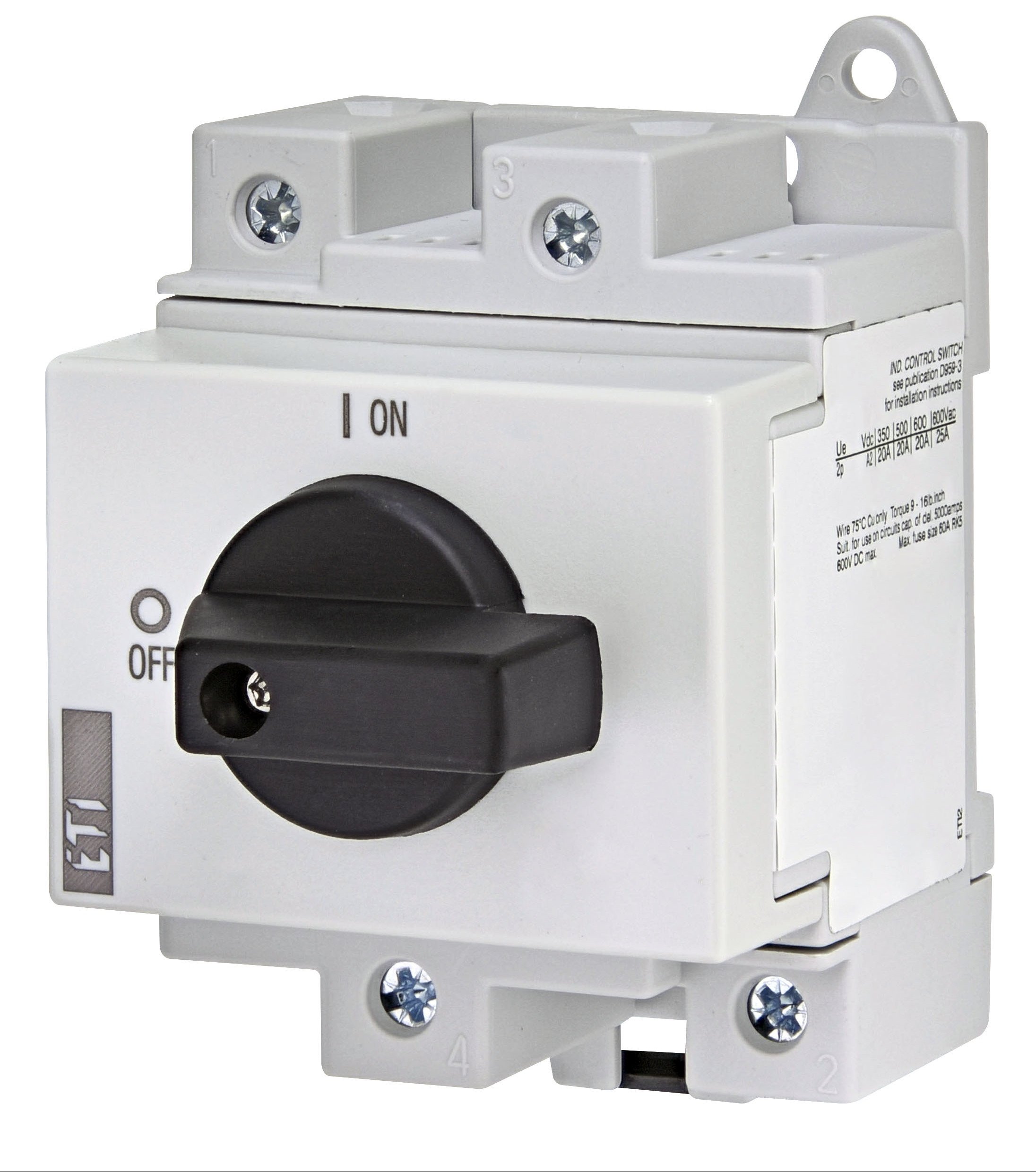 

ETI LS 25 2р "1-0" 25A 1000V DC, GREEN PROTECT (4660061)