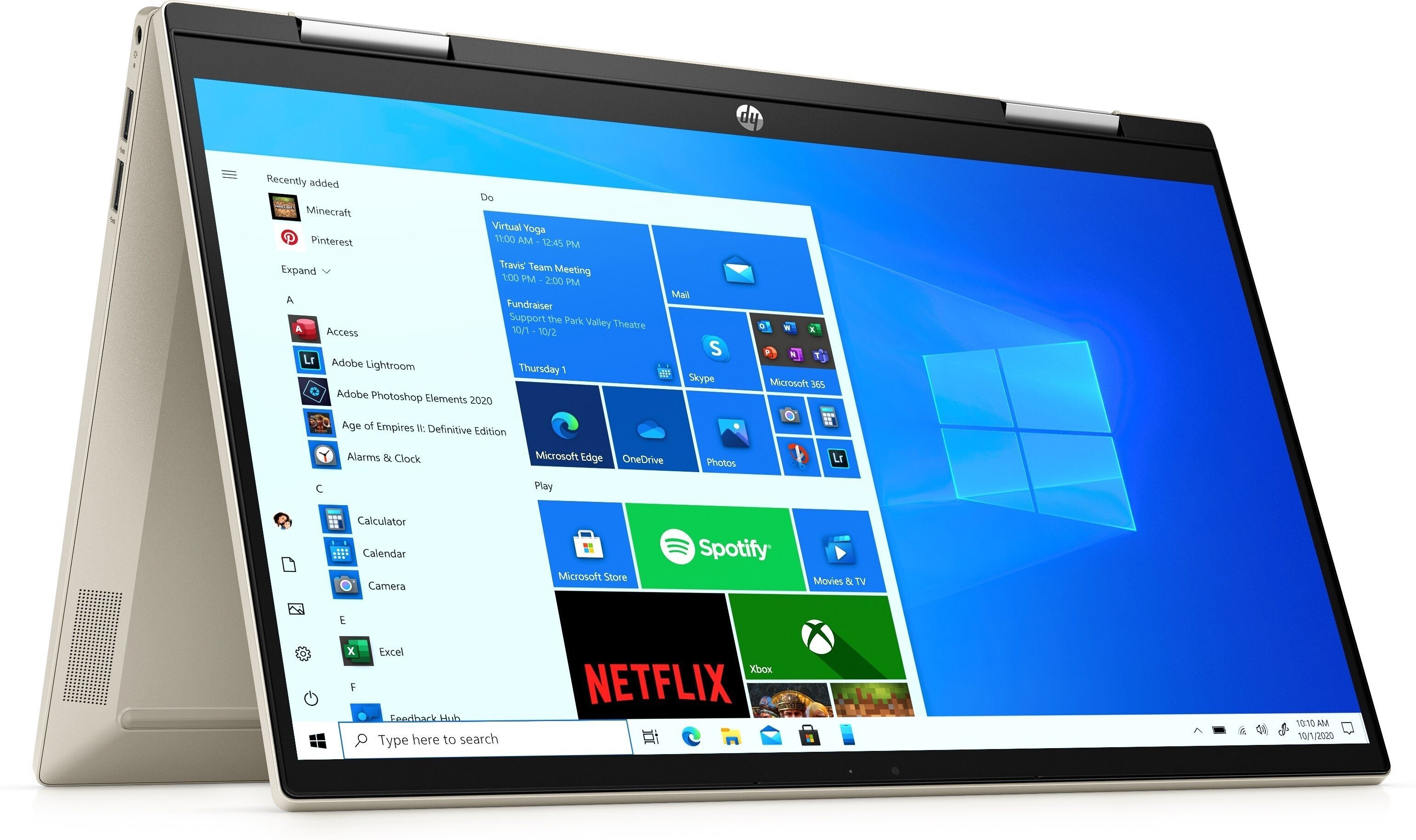 

HP Pavilion x360 14-dy0001ua (423H6EA), Золотой