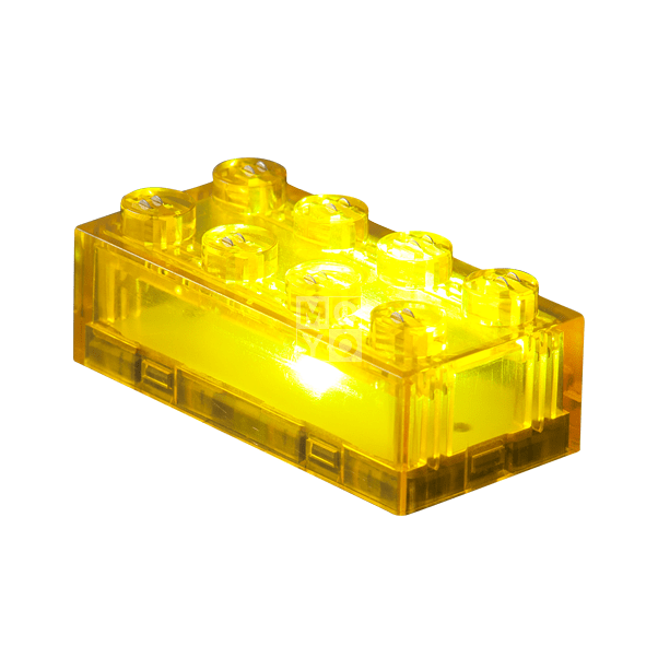 

LIGHT STAX с LED подсветкой Transparent желтый 1 эл. 4х2 (LS-S11903-02), Жёлтый