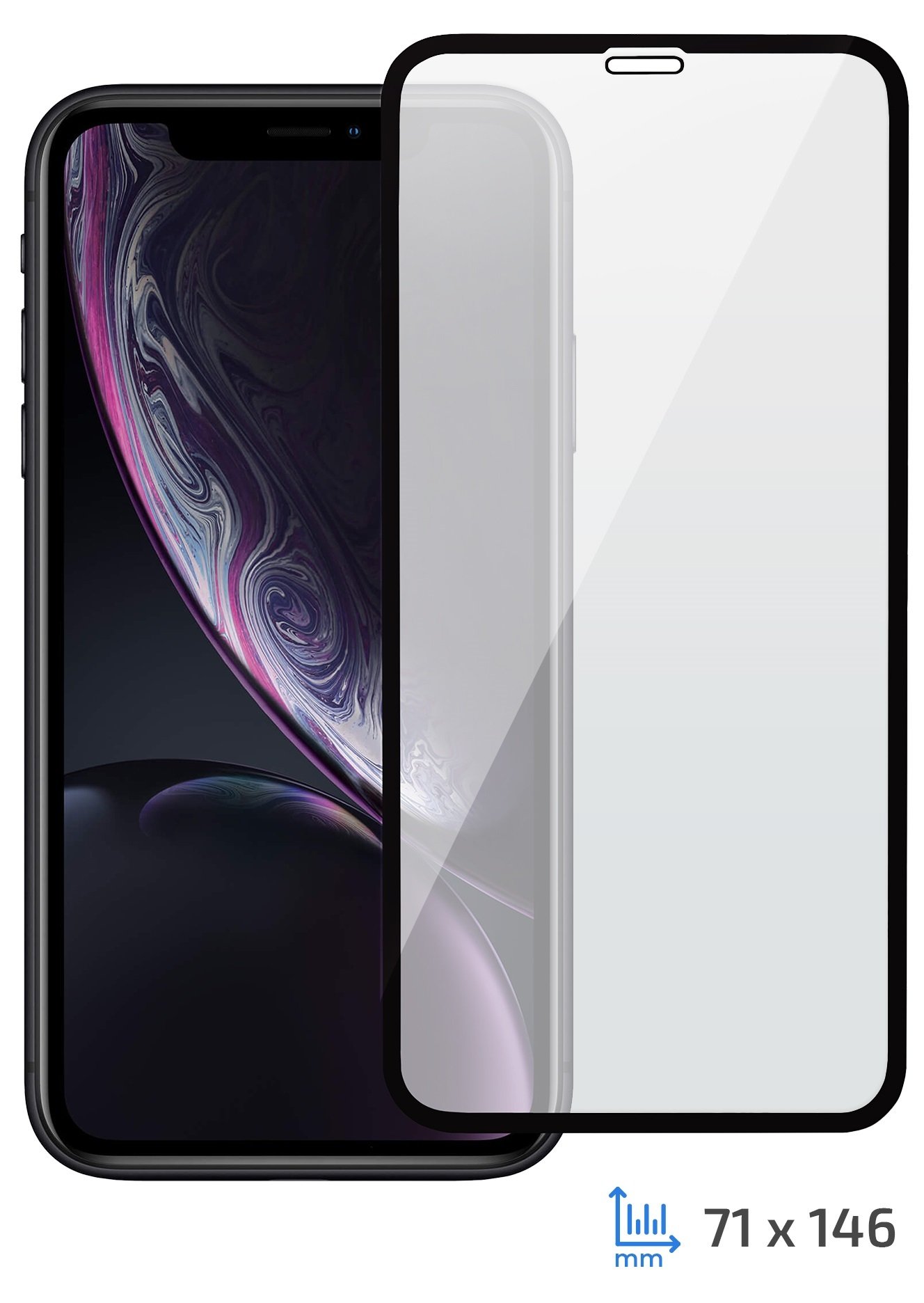 

2E iPhone XR 6.1" 3D black border FG (2E-TGIP-2018-6.1-3D)