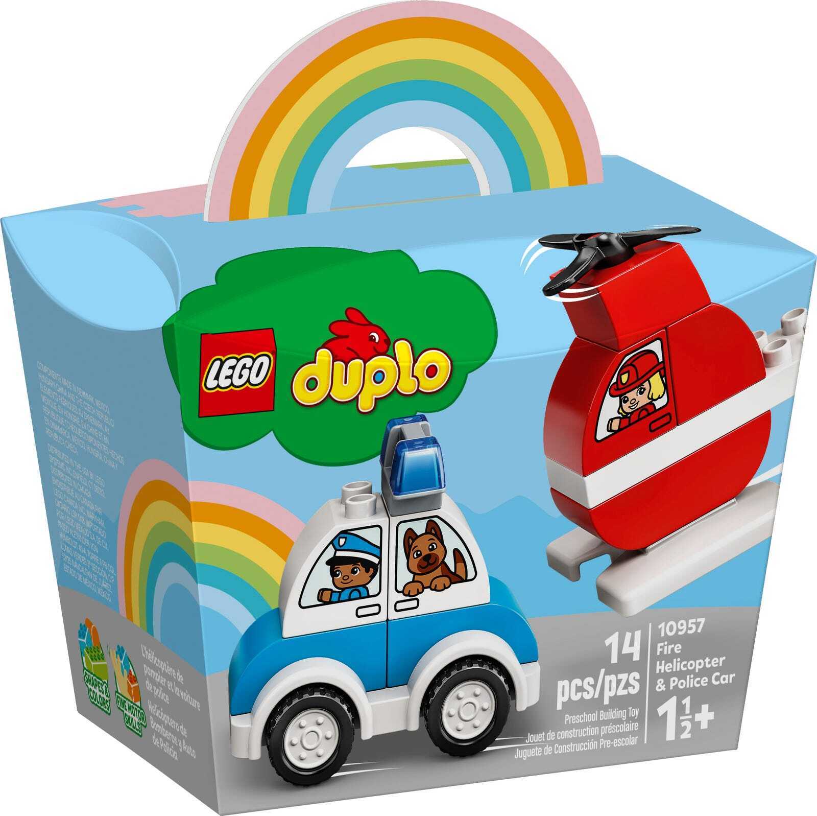 

LEGO Пожарный вертолет и полицейская машина (10957)