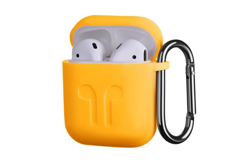 

2Е для Apple AirPods Pure Color Silicone Imprint (1.5mm) Yellow (2E-AIR-PODS-IBSI-1.5-YW), Жёлтый