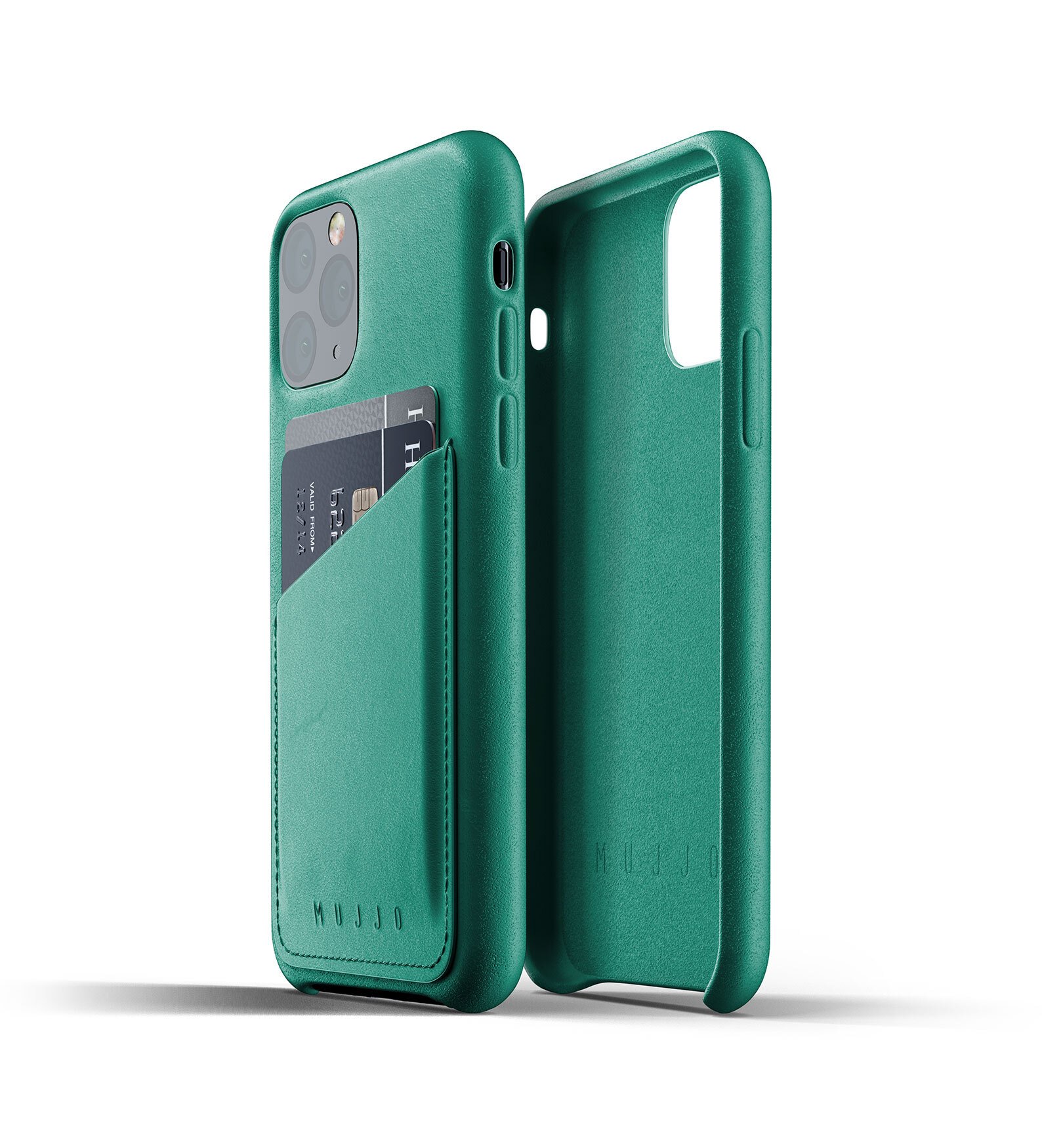 

MUJJO для iPhone 11 Pro Full Leather Wallet,Alpine Green (MUJJO-CL-002-GR)