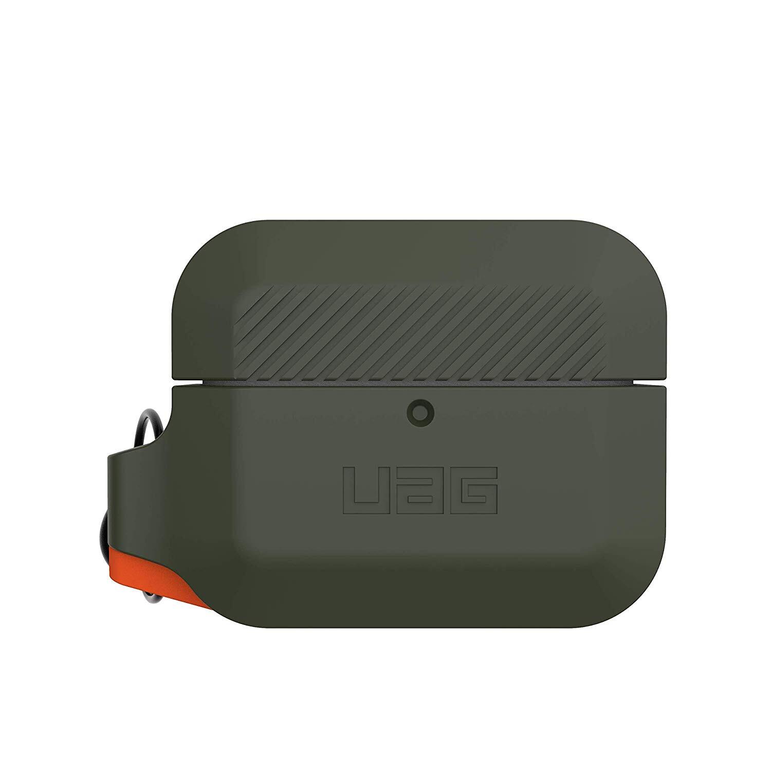 

UAG для Airpods Pro Silicone Olive Drab/Orange (10225K117297)