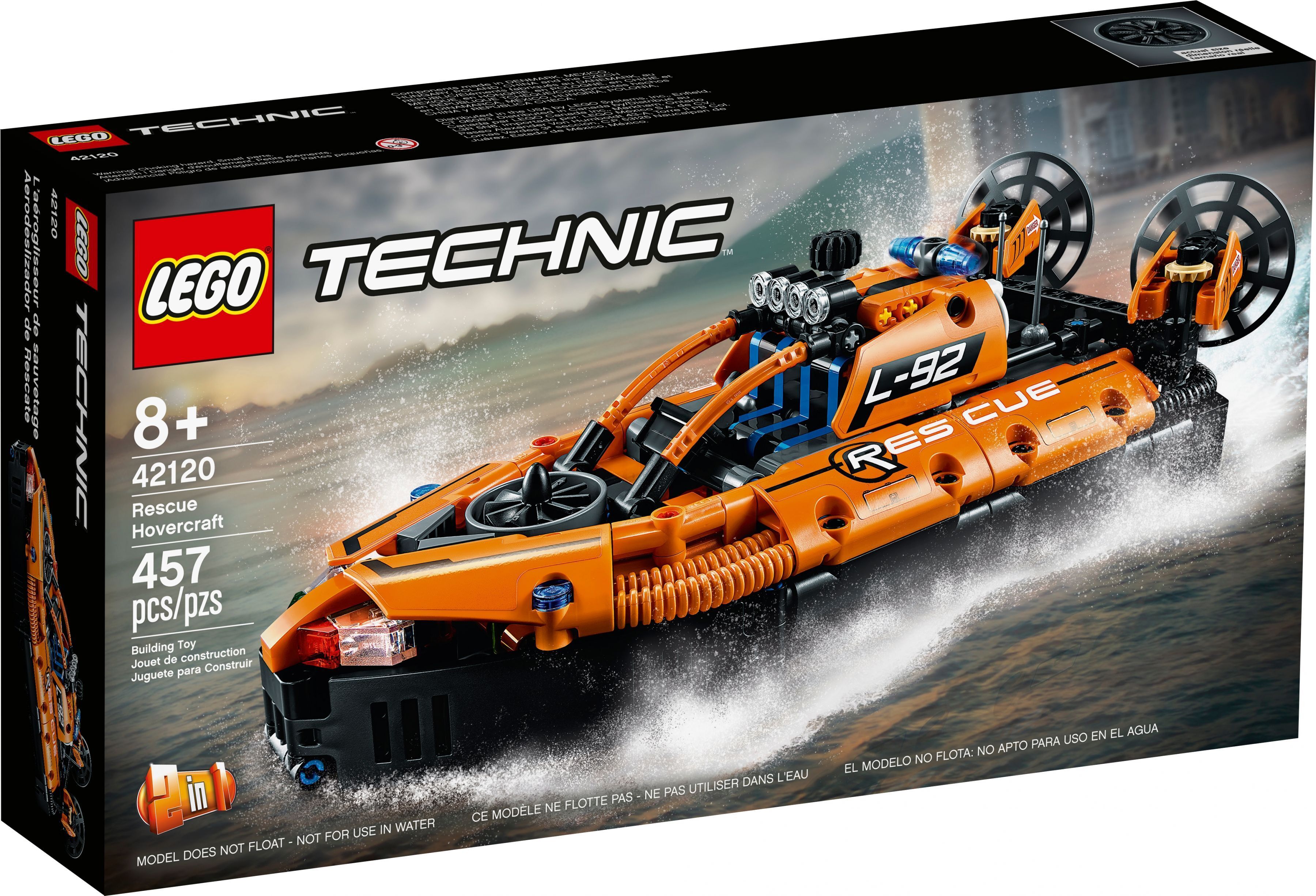 

LEGO Спасательный аппарат на воздушной подушке (42120)