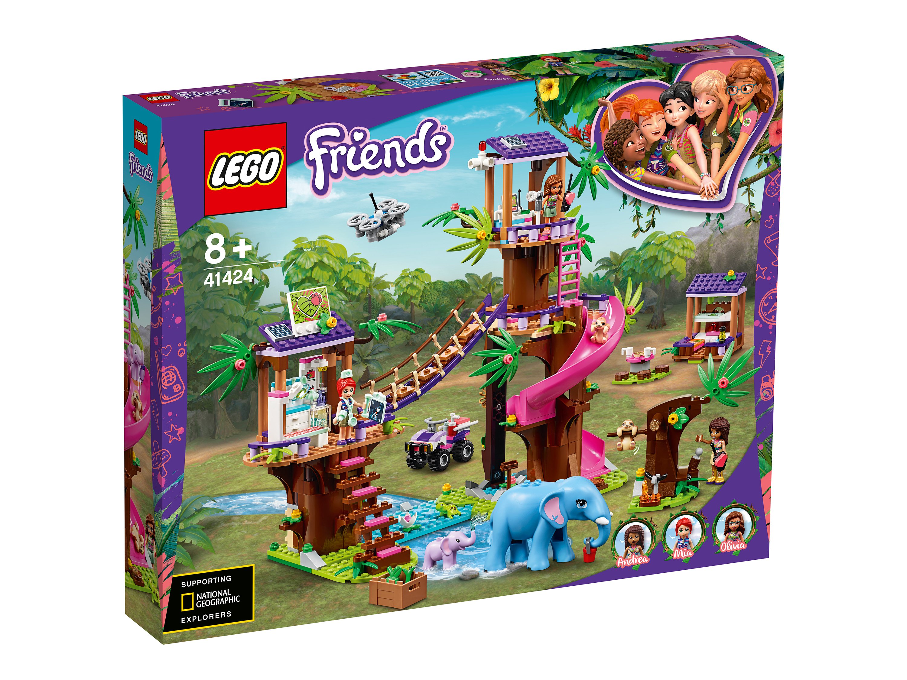 

LEGO Friends Рятувальна база в джунглях (41424)