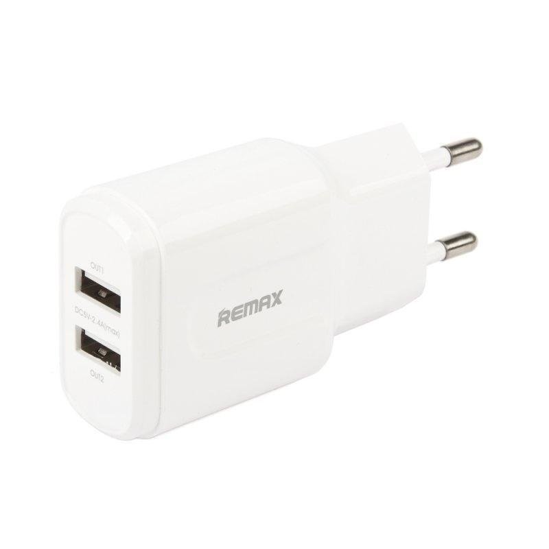 

REMAX 2хUSB Lightning Data Cable white 2.4A white (REMAX-RP-U22-EU-WHITE)