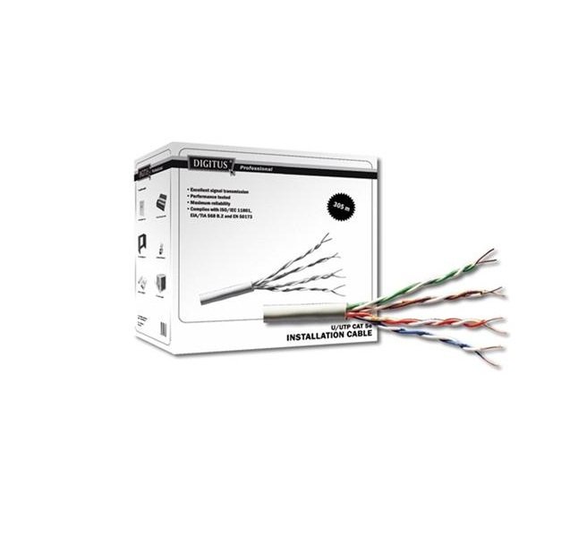 

DIGITUS CAT 5e U-UTP, 305m, AWG 24/1, black (DK-1511-V-305-OD)