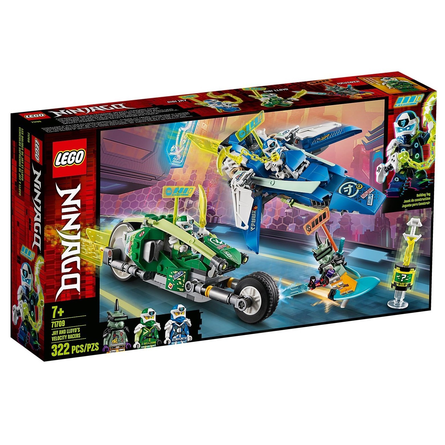 

LEGO Ninjago Скоростные машины Джея и Ллойда (71709)