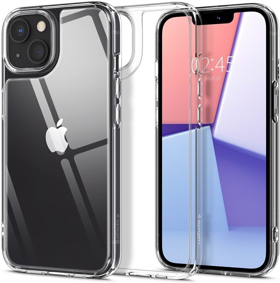 

Spigen для iPhone 13 Quartz Hybrid Crystal Clear (ACS03532), Прозрачный