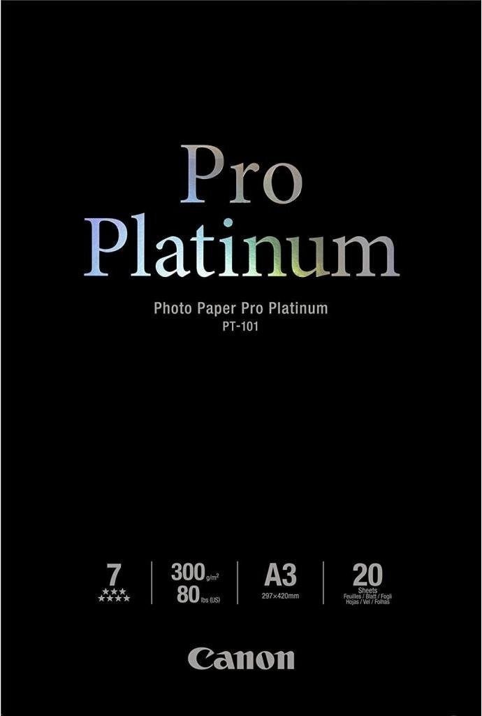 

CANON A3+ Pro Platinum Photo Paper PT-101, 20л (2768B017)