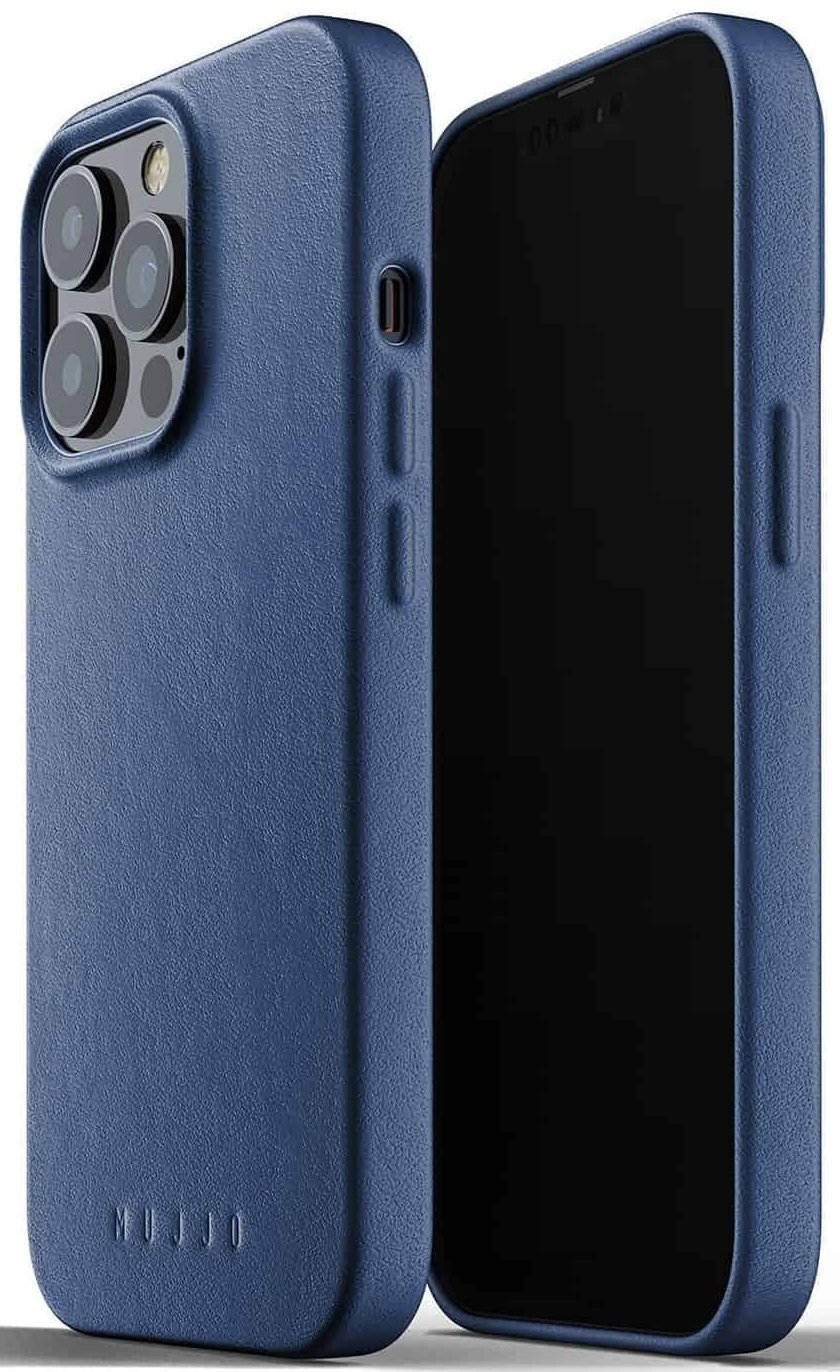 

MUJJO для iPhone 13 Pro Full Leather Monaco Blue (MUJJO-CL-015-BL), Голубой