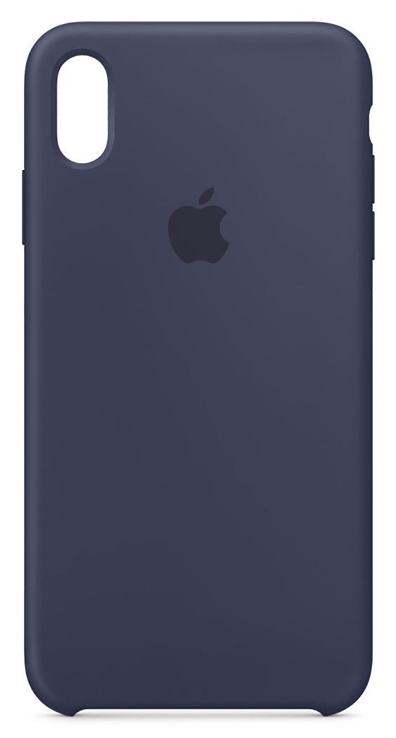 

APPLE Silicone Case для iPhone XS Max Midnight Blue (MRWG2ZM/A), Синий