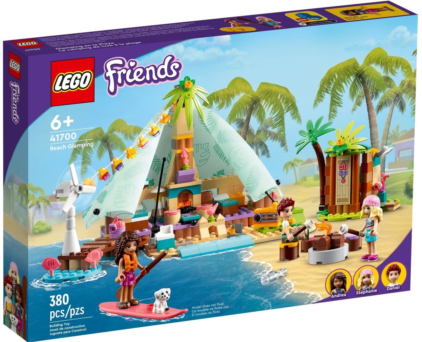 

LEGO Friends Кемпинг на пляже (41700), Разноцветный