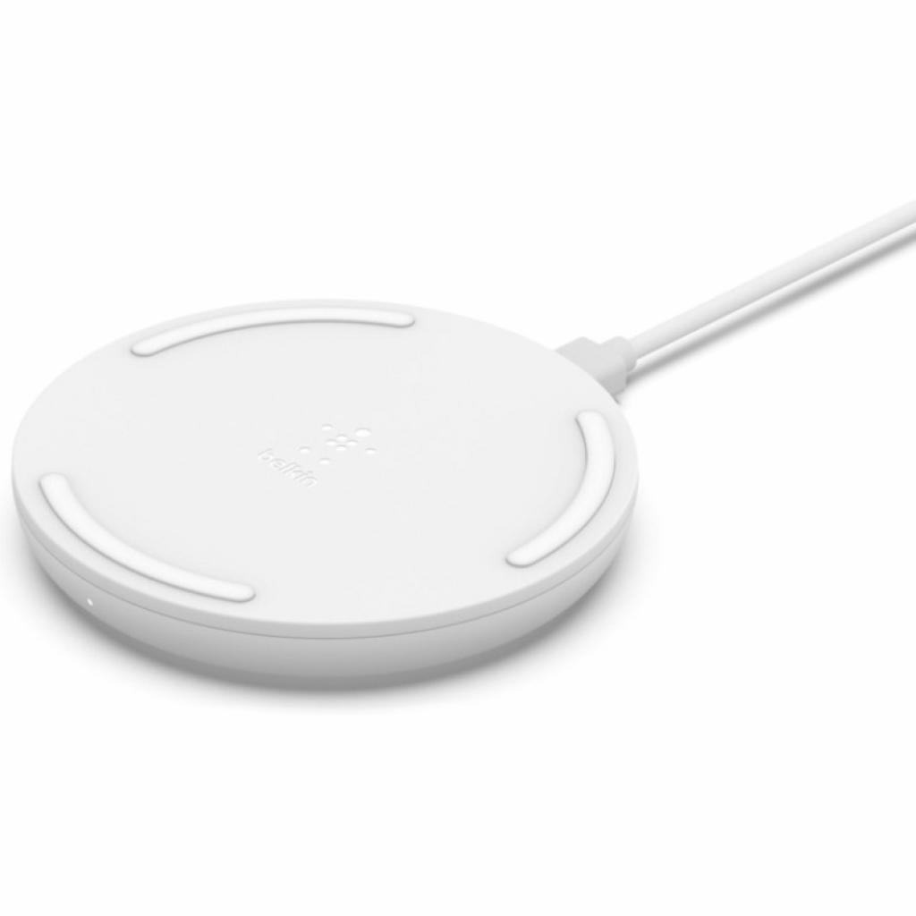 

BELKIN Pad Wireless Charging Qi, 15W, white (WIA002VFWH), Белый