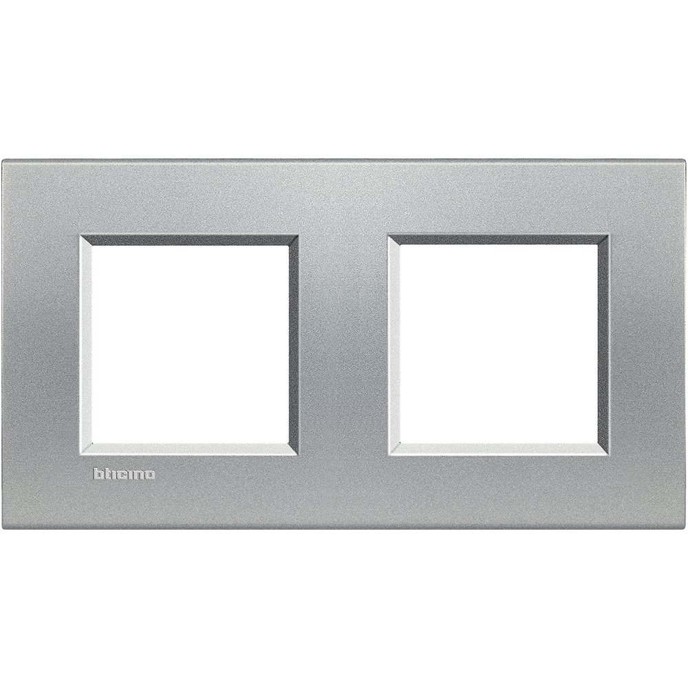 

LEGRAND 2 поста Bticino LivingLight, Алюминий (LNA4802M2TE)