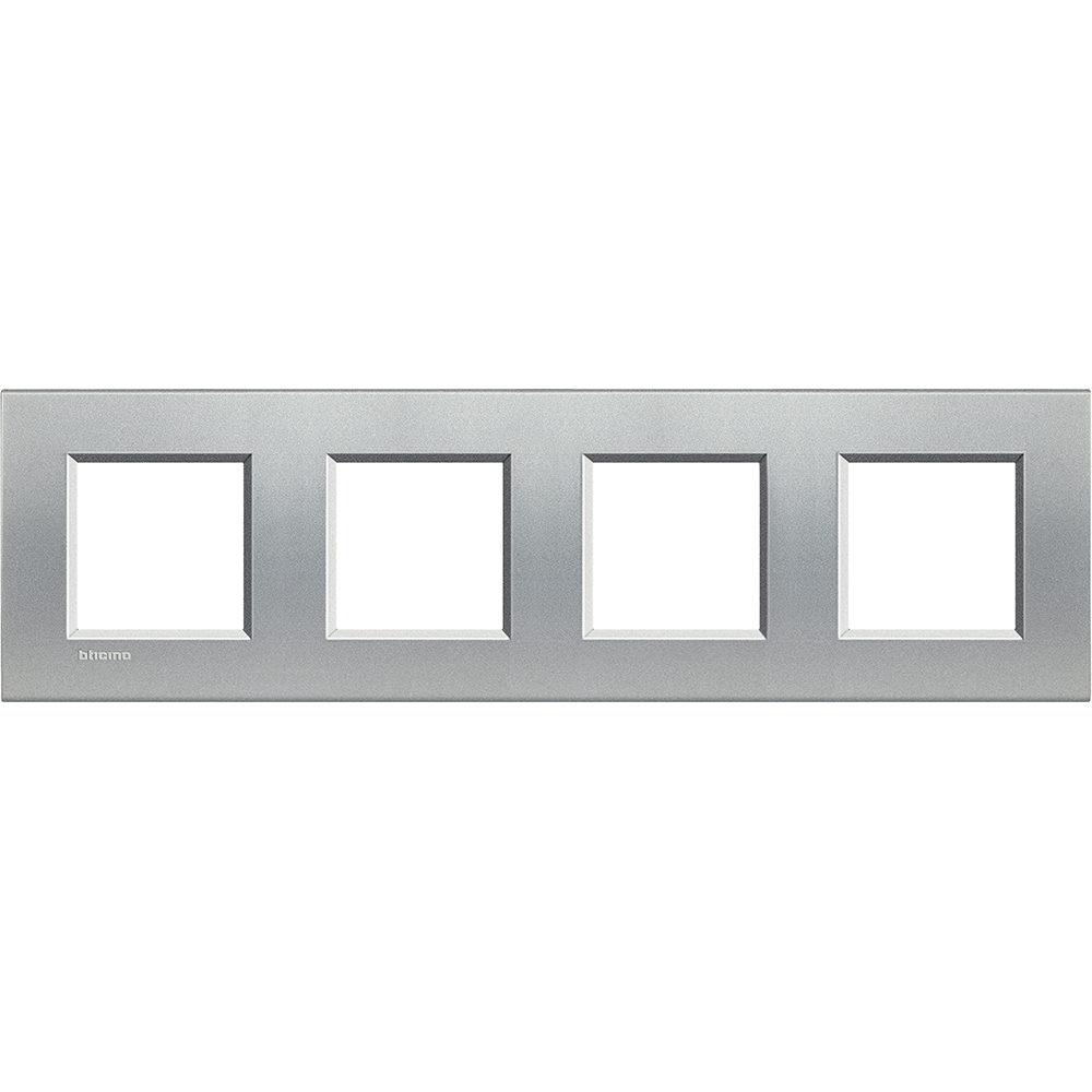

LEGRAND 4 поста Bticino LivingLight, Алюминий (LNA4802M4TE)