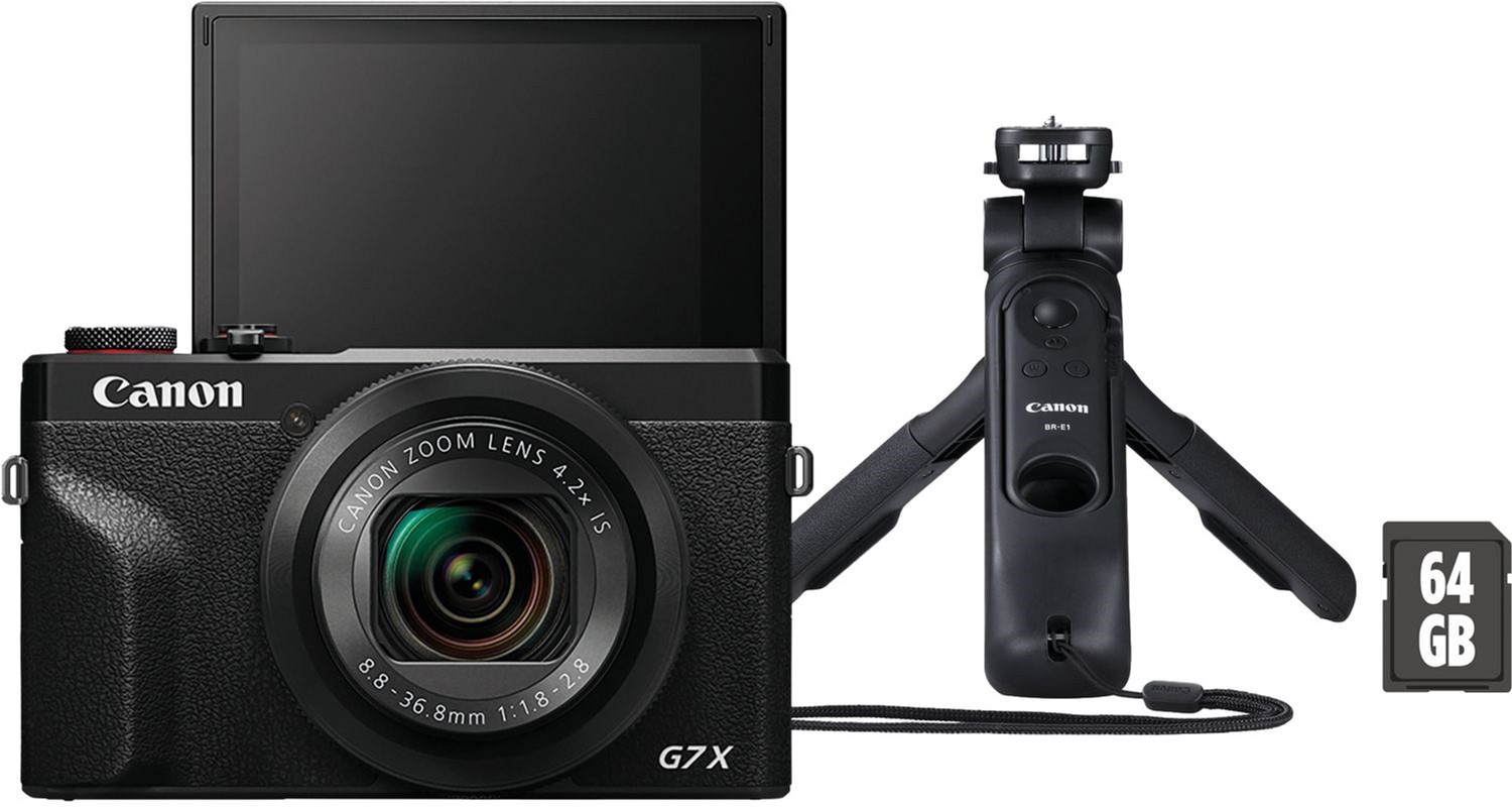 

CANON PowerShot G7 X Mark III Black VLogger (3637C029), Чёрный