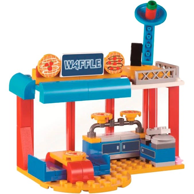 

Super Wings Small Blocks Buildable Vehicle Set грузовик и магазин (EU385008), Разноцветный
