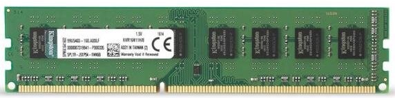 

KINGSTON DDR3-1600 8GB 1.5V (KVR16N11H/8WP)