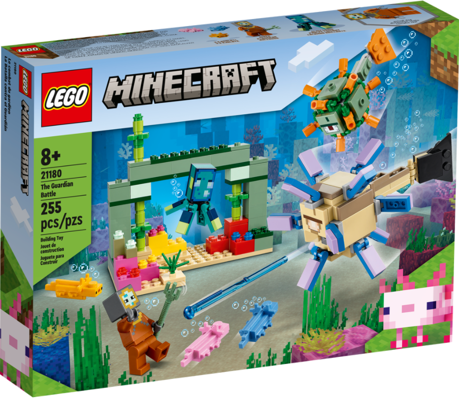 

LEGO Minecraft Битва со стражем (21180), Разноцветный