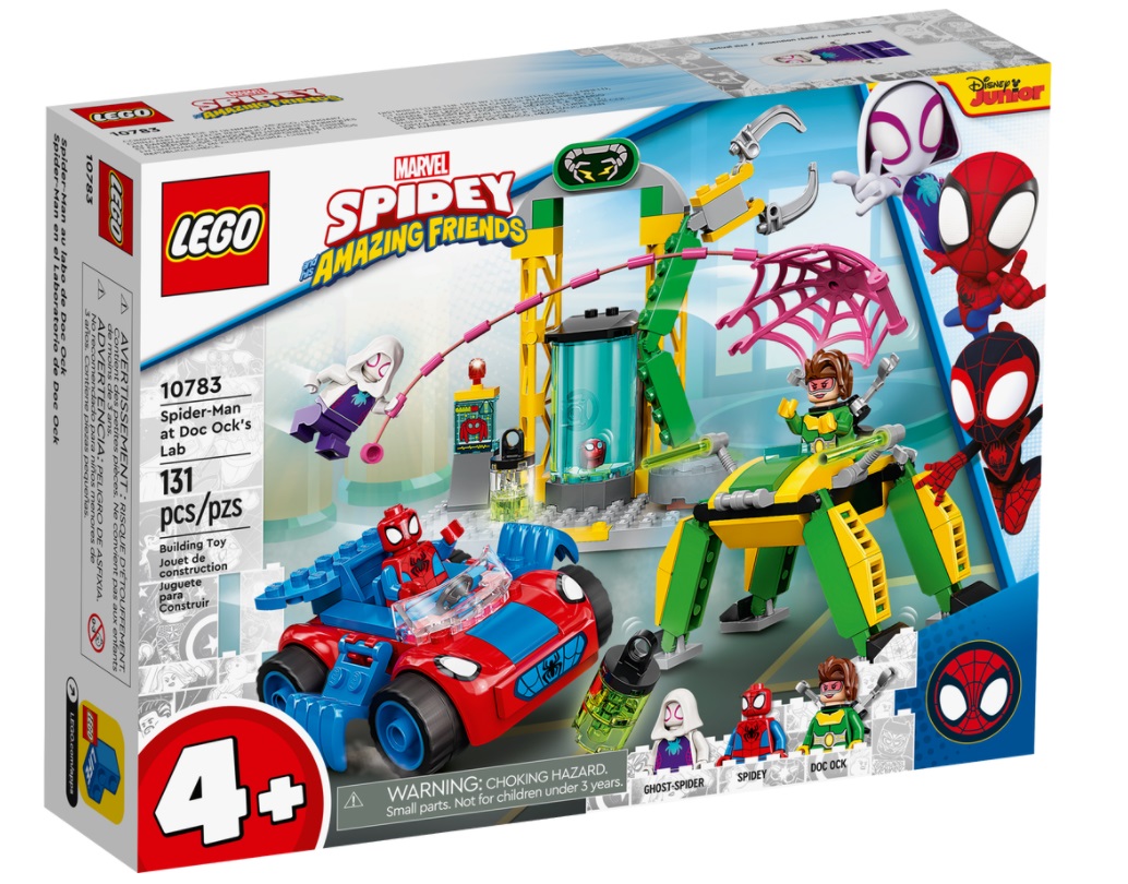 

LEGO Marvel Человек-паук в лаборатории Доктора Ока (10783), Разноцветный