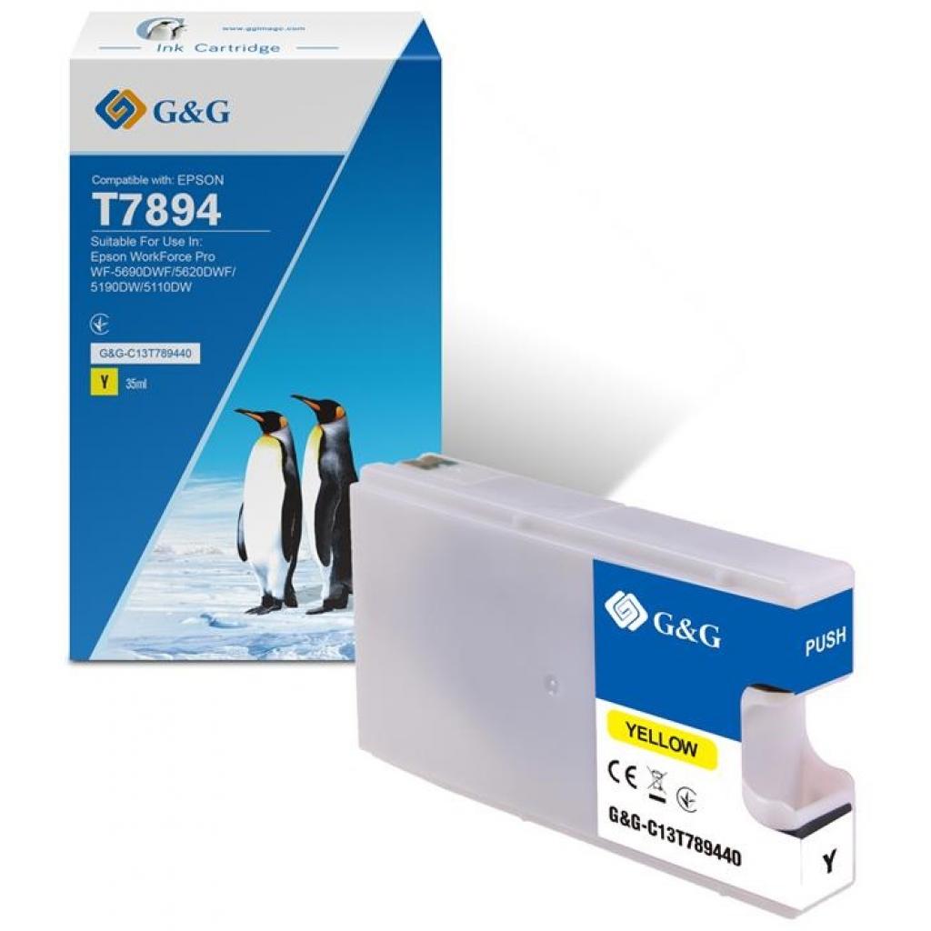 

G&G для EPSON WF-5110/WF-5620 yellow XXL (4000 стор) (G&G-C13T789440)