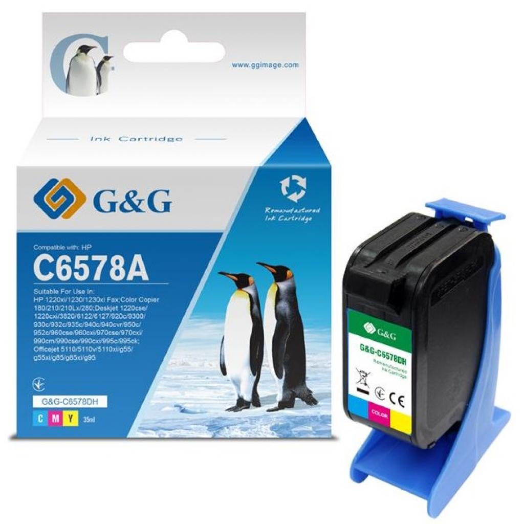 

G&G для HP No.78 DJ970 color, 19ml (G&G-C6578DH)