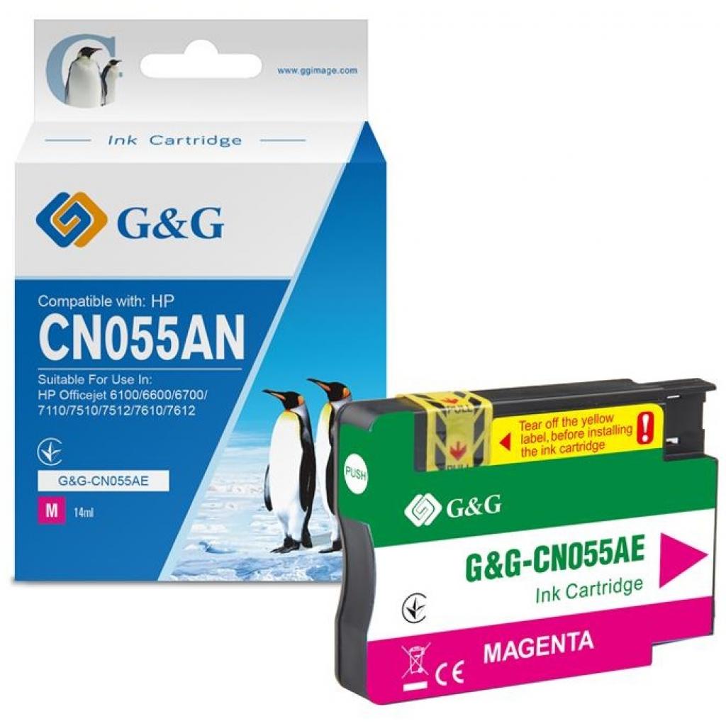 

G&G для HP No.933 XL OJ 6700/7612 Premium Magenta (G&G-CN055AE)
