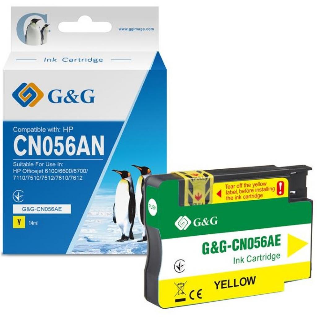 

G&G для HP No.933 XL OJ 6700/7612 Premium Yellow (G&G-CN056AE)