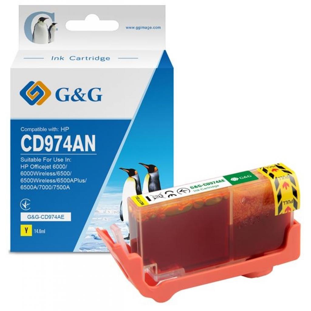 

G&G для HP Officejet 6000/6000Wireless/6500/6500Wireless/6500APlus/6500A/7000/7500A (G&G-CD974AE)