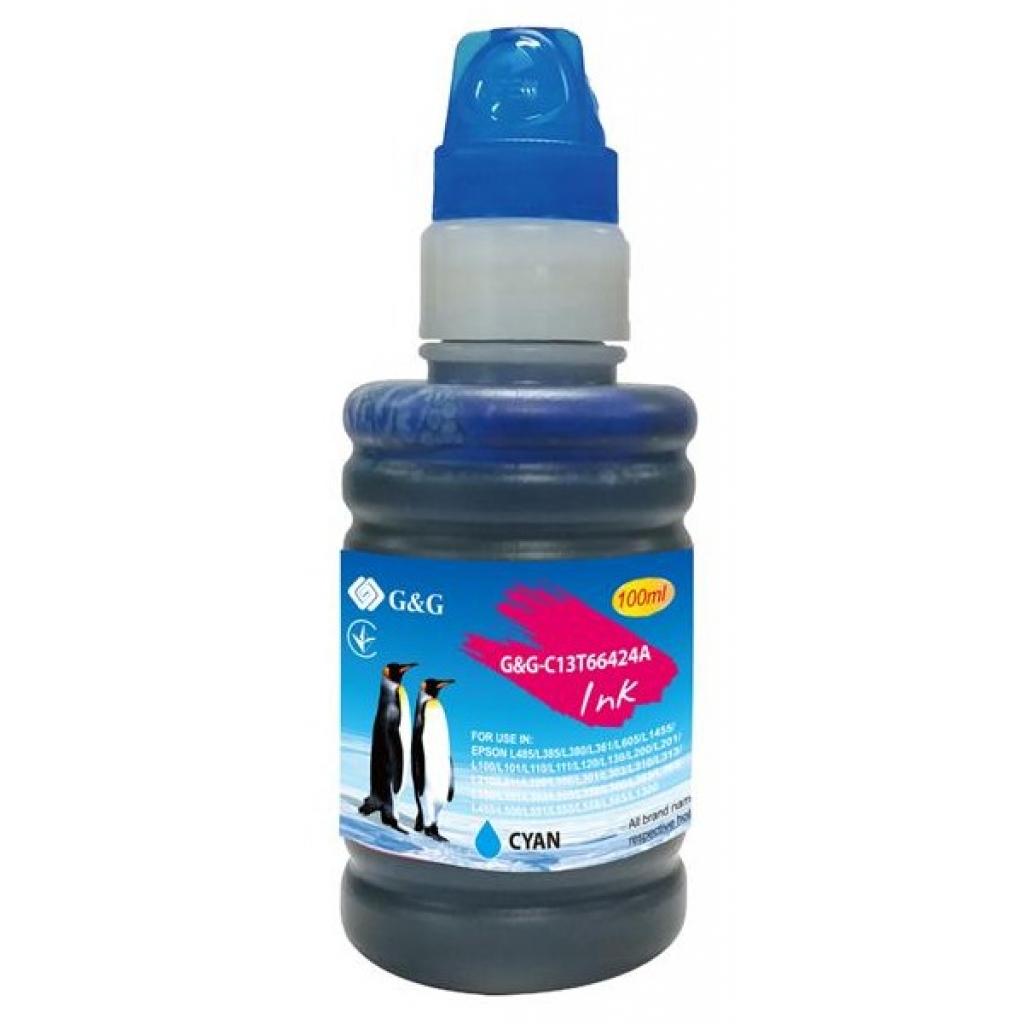 

G&G для EPSON L100/L200 cyan (G&G-C13T66424A)