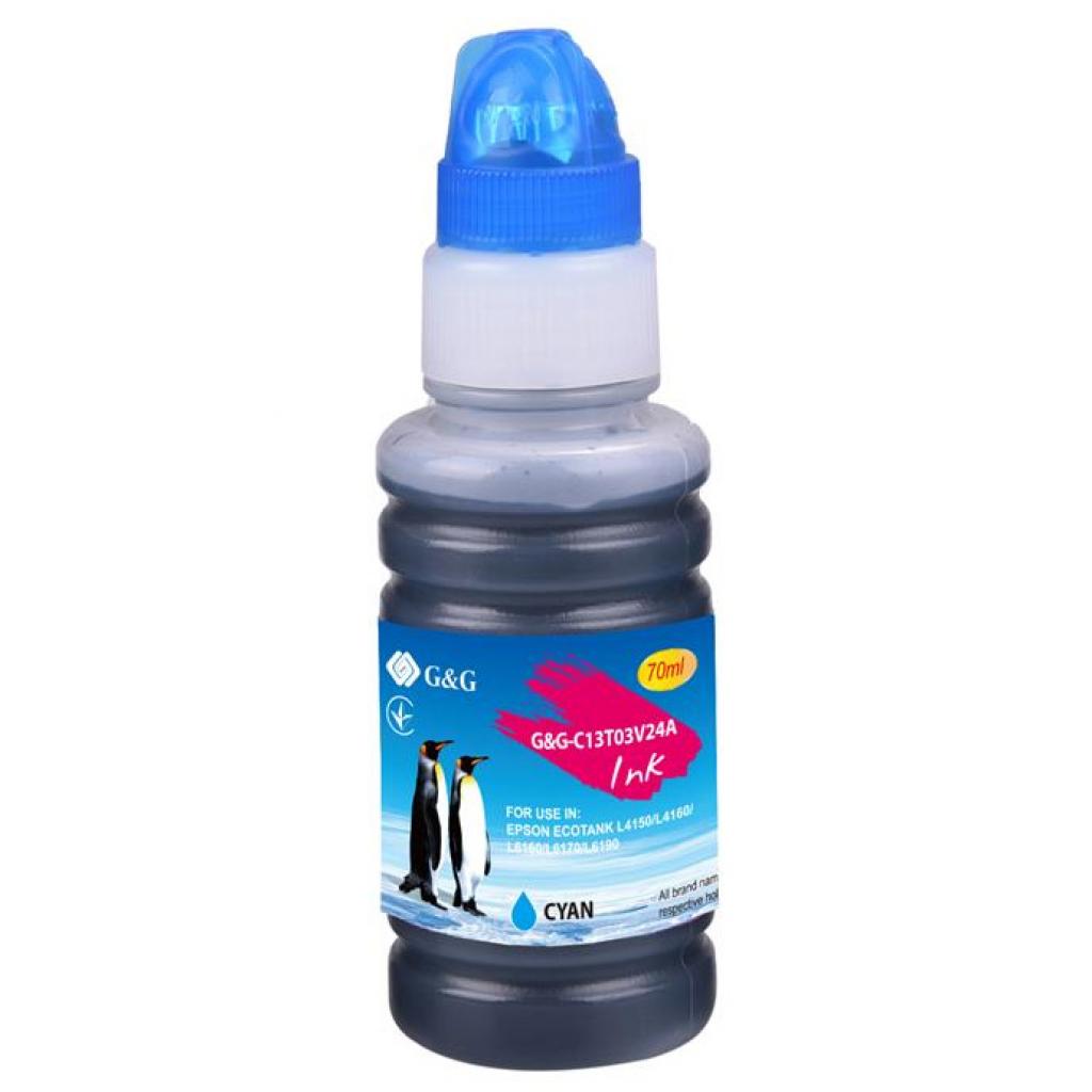 

G&G для EPSON L4150/L4160 cyan (G&G-C13T03V24A)