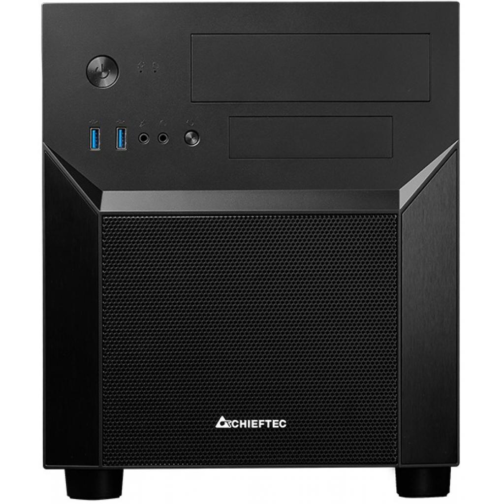 

CHIEFTEC Gaming Cube CI-02B,без БП, 2xUSB3.0,черный,mATX (CI-02B-OP), Чёрный